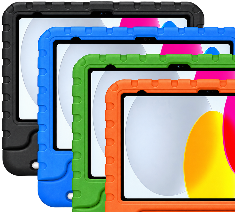 DEQSTER Kids Case für iPad (10. Gen.) und iPad (A16) – Grundschule, Hort, IT