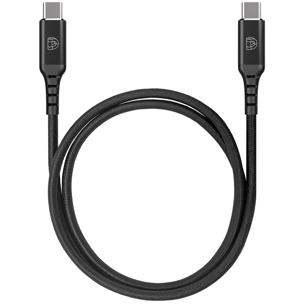 DEQSTER Nylon Charging Cable , Black (Bulk)